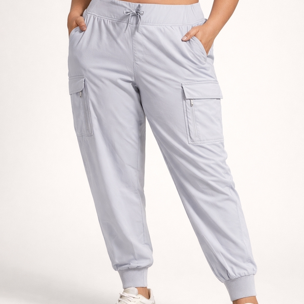 NWT Plus All In Motion Women's Dry Fit Lavender Training Jogger Pants. 4x